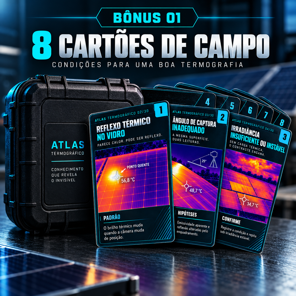 8 Cartões de Campo